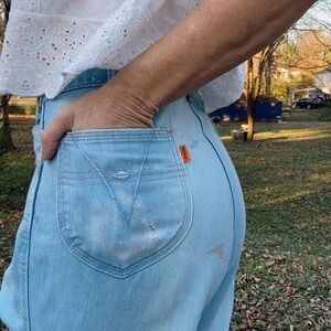 Vintage distressed 70s Levi jeans
